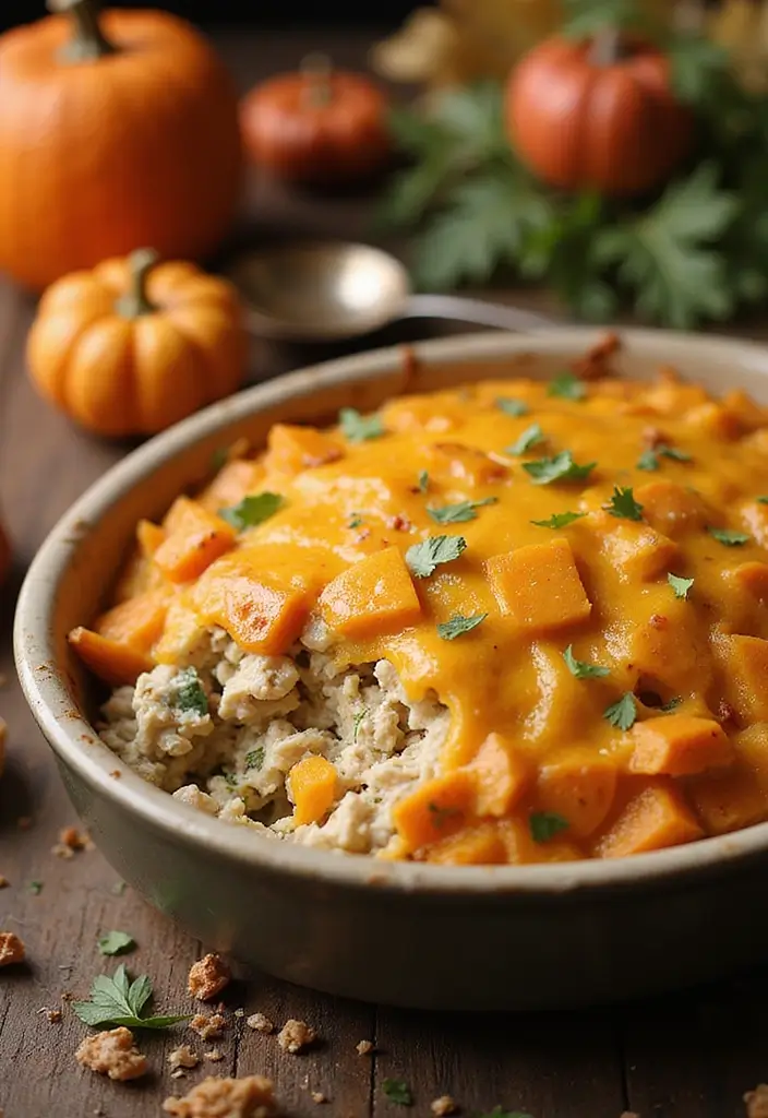 30 Hot Chicken Salad Casserole Recipes That Feel Retro & Delicious - 18. Chicken Salad Casserole with Sweet Potatoes