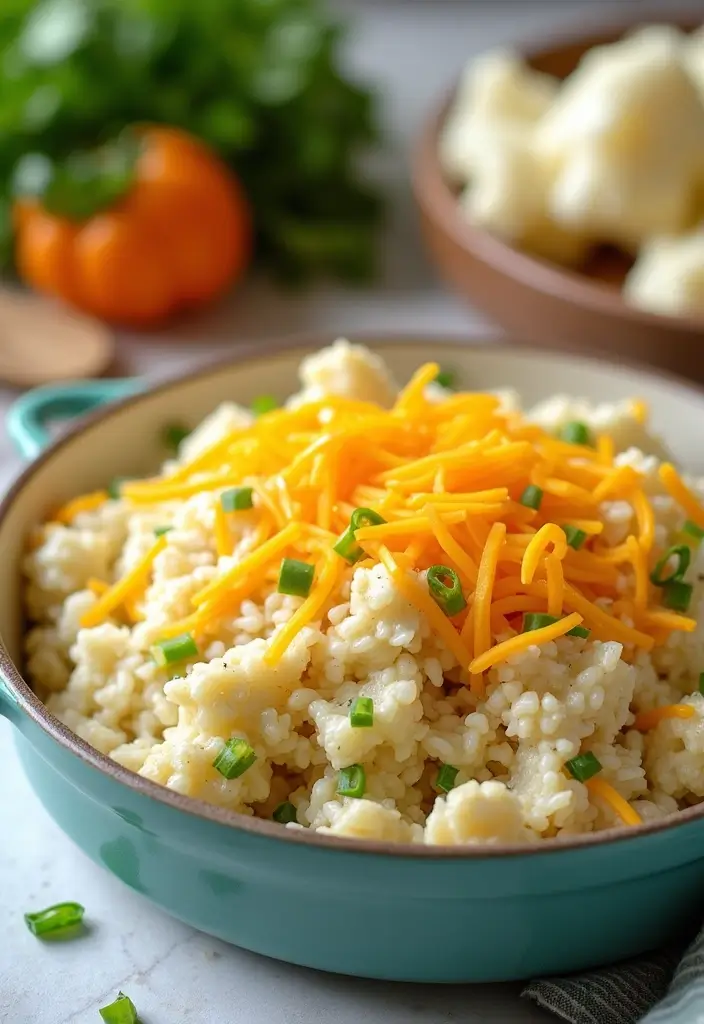 30 Hot Chicken Salad Casserole Recipes That Feel Retro & Delicious - 25. Chicken Salad Casserole with Cauliflower Rice