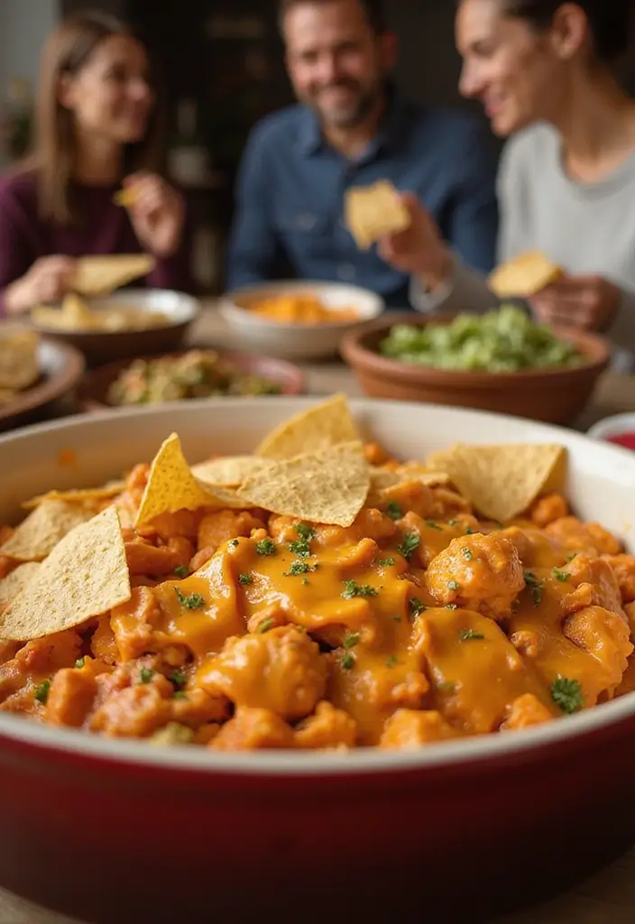 30 Hot Chicken Salad Casserole Recipes That Feel Retro & Delicious - 3. Buffalo Chicken Salad Casserole