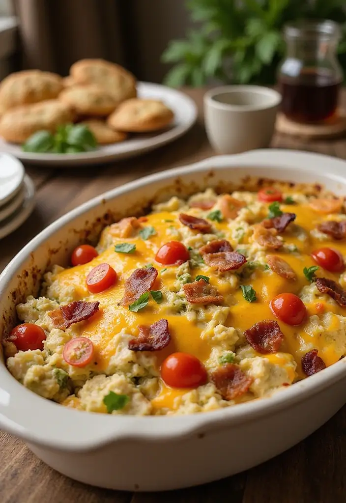 30 Hot Chicken Salad Casserole Recipes That Feel Retro & Delicious - 8. Loaded Chicken Salad Casserole