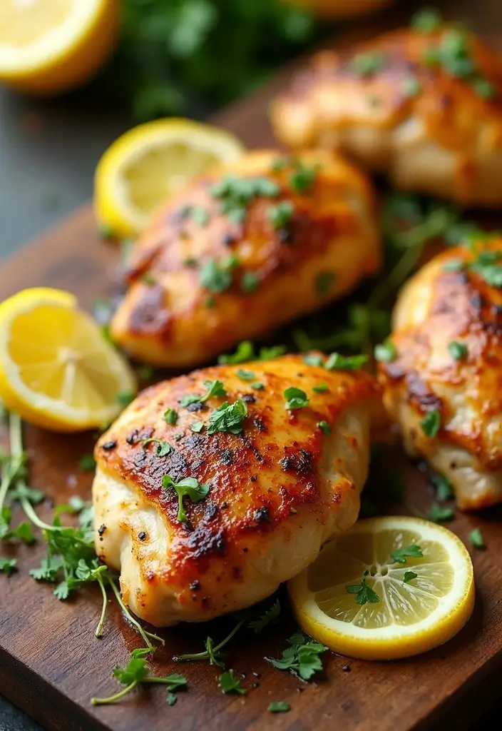 30 How to Cook Chicken Thighs Recipes That Stay Moist & Crispy - 1. Lemon Garlic Chicken Thighs