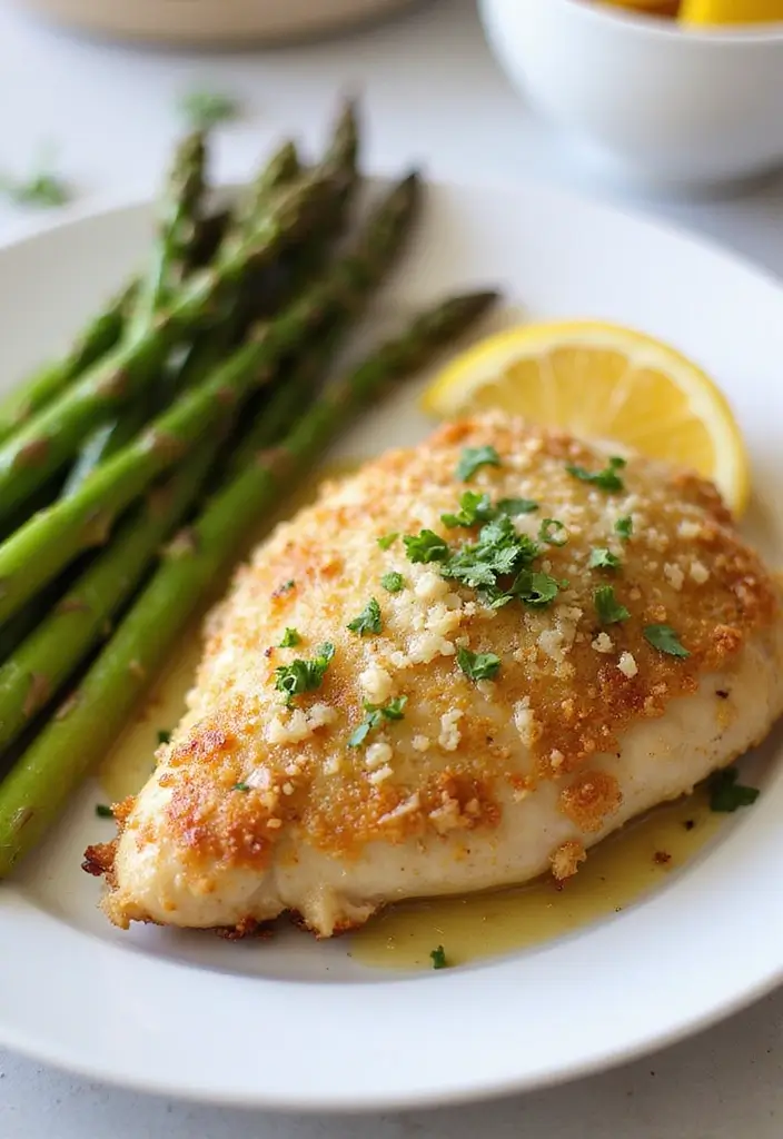 30 How to Cook Chicken Thighs Recipes That Stay Moist & Crispy - 10. Garlic Parmesan Crusted Chicken Thighs