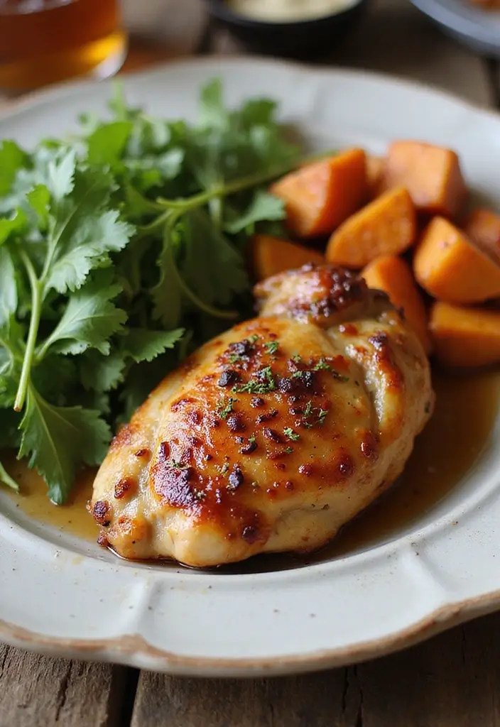 30 How to Cook Chicken Thighs Recipes That Stay Moist & Crispy - 16. Apple Cider Vinegar Chicken Thighs