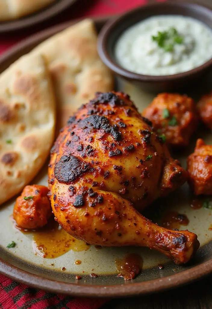 30 How to Cook Chicken Thighs Recipes That Stay Moist & Crispy - 21. Tandoori Chicken Thighs