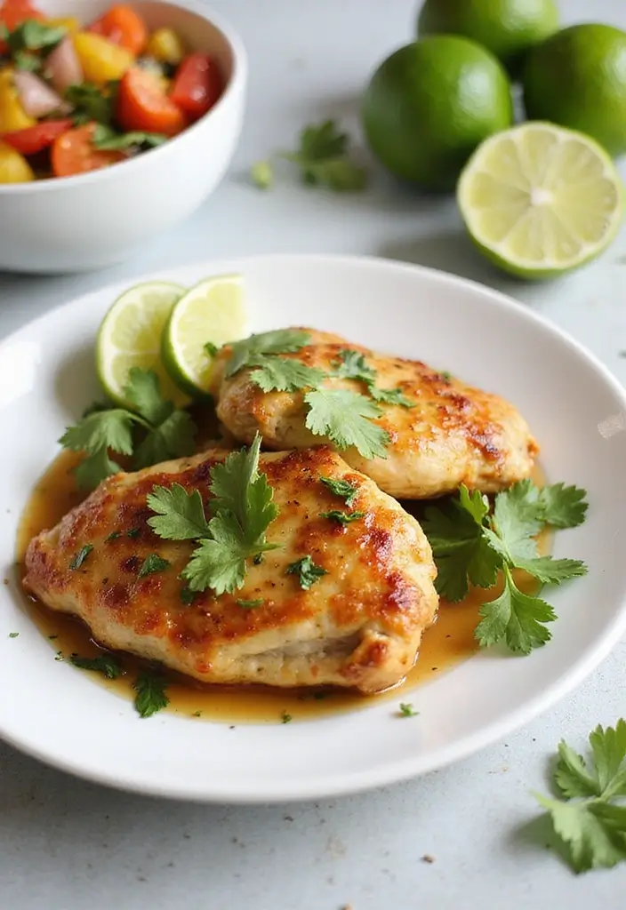 30 How to Cook Chicken Thighs Recipes That Stay Moist & Crispy - 22. Cilantro Lime Chicken Thighs