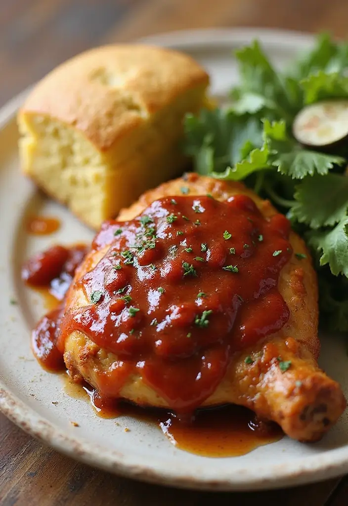 30 How to Cook Chicken Thighs Recipes That Stay Moist & Crispy - 24. BBQ Ranch Chicken Thighs