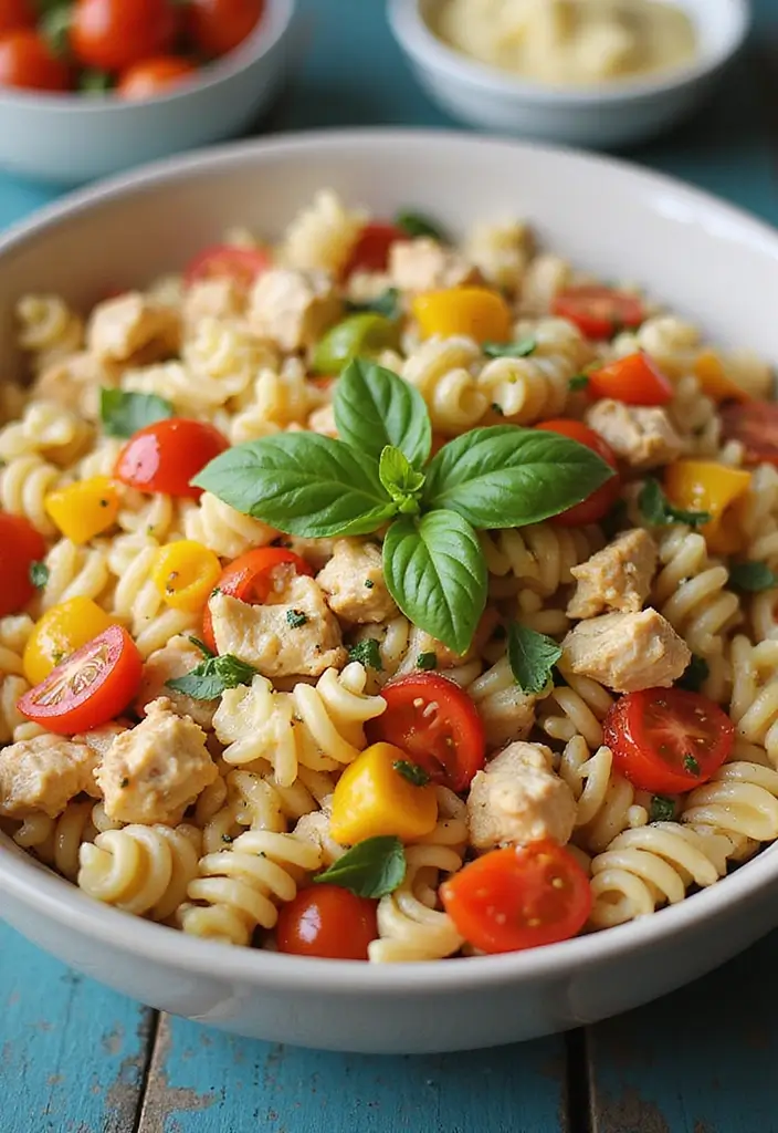 30 Leftover Fried Chicken Recipes That Feel Brand New - 15. Chicken Pasta Salad