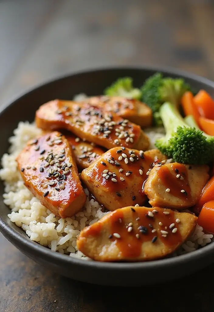 30 Leftover Fried Chicken Recipes That Feel Brand New - 19. Teriyaki Chicken Bowl