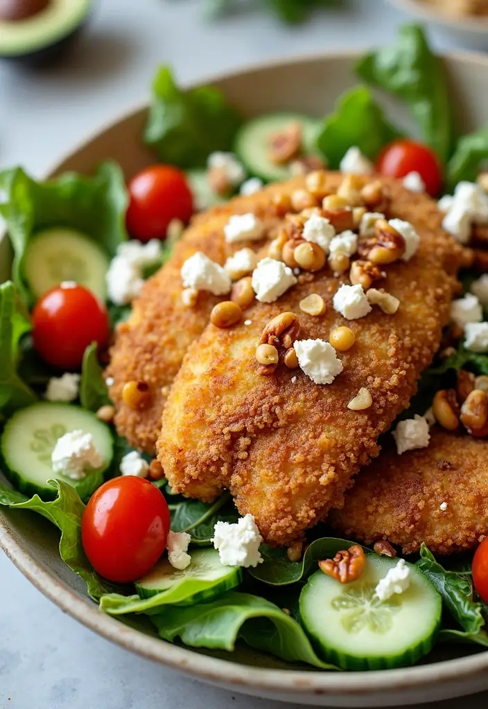 30 Leftover Fried Chicken Recipes That Feel Brand New - 4. Fried Chicken Salad
