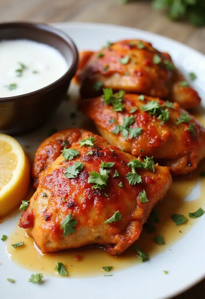 30 Lemon Pepper Chicken Thighs Recipes That Are Quick & Tasty - 10. Spicy Lemon Pepper Chicken Thighs
