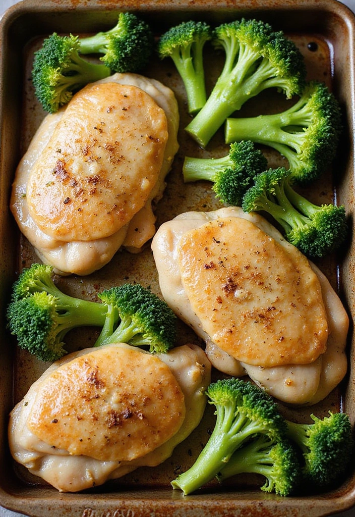 30 Lemon Pepper Chicken Thighs Recipes That Are Quick & Tasty - 23. Lemon Pepper Chicken Thighs with Broccoli