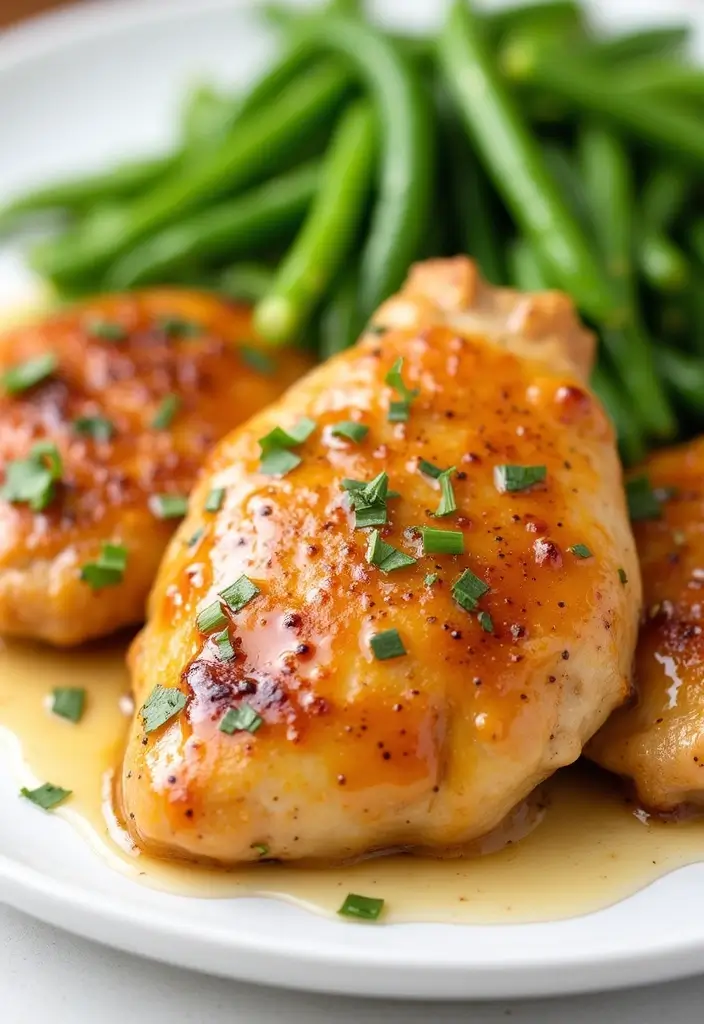30 Lemon Pepper Chicken Thighs Recipes That Are Quick & Tasty - 5. Lemon Pepper Chicken Thighs with Honey Glaze