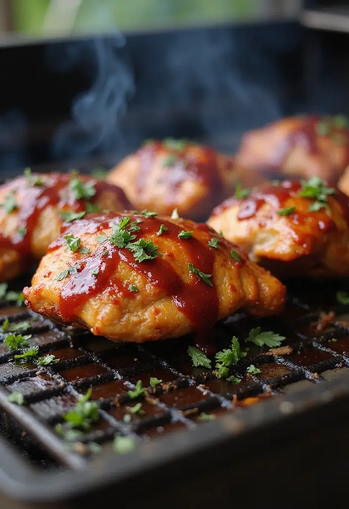 30 Low Carb Chicken Thigh Recipes That Are Easy and Satisfying 13 30 Low Carb Chicken Thigh Recipes That Are Easy and Satisfying - 12. BBQ Chicken Thighs