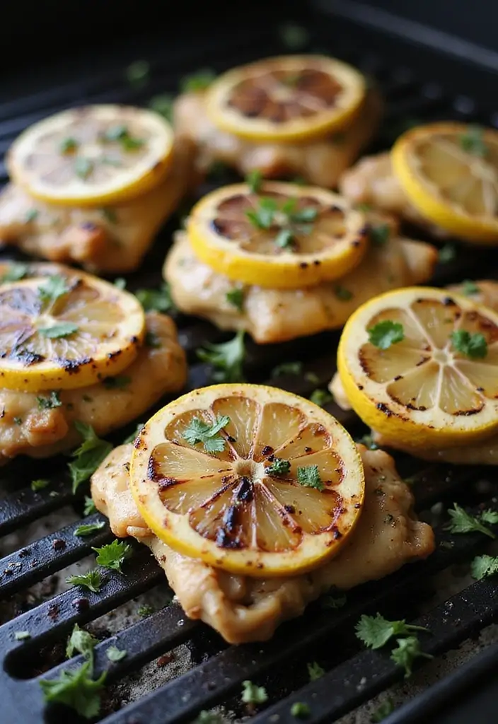 30 Low Carb Chicken Thigh Recipes That Are Easy and Satisfying 3 30 Low Carb Chicken Thigh Recipes That Are Easy and Satisfying - 2. Lemon Herb Grilled Chicken Thighs