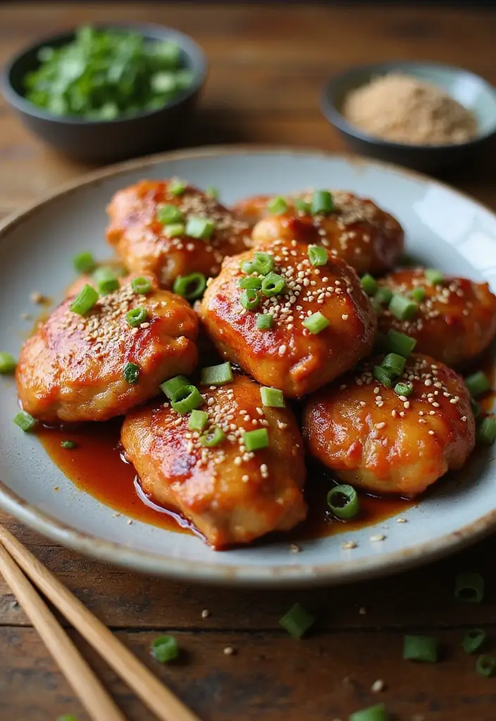 30 Low Carb Chicken Thigh Recipes That Are Easy and Satisfying 5 30 Low Carb Chicken Thigh Recipes That Are Easy and Satisfying - 4. Spicy Asian Chicken Thighs