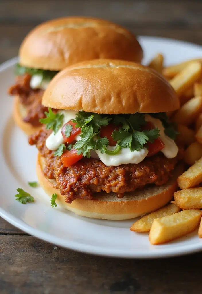 30 Nashville Hot Chicken Sandwich Recipes That Are Crispy & Spicy 15 30 Nashville Hot Chicken Sandwich Recipes That Are Crispy & Spicy - 14. Nashville Hot Chicken Sandwich with Garlic Aioli