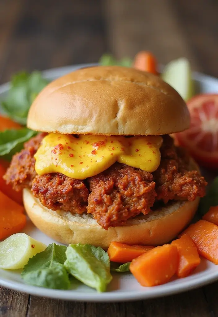 30 Nashville Hot Chicken Sandwich Recipes That Are Crispy & Spicy 19 30 Nashville Hot Chicken Sandwich Recipes That Are Crispy & Spicy - 18. Nashville Hot Chicken Sandwich with Spicy Mustard