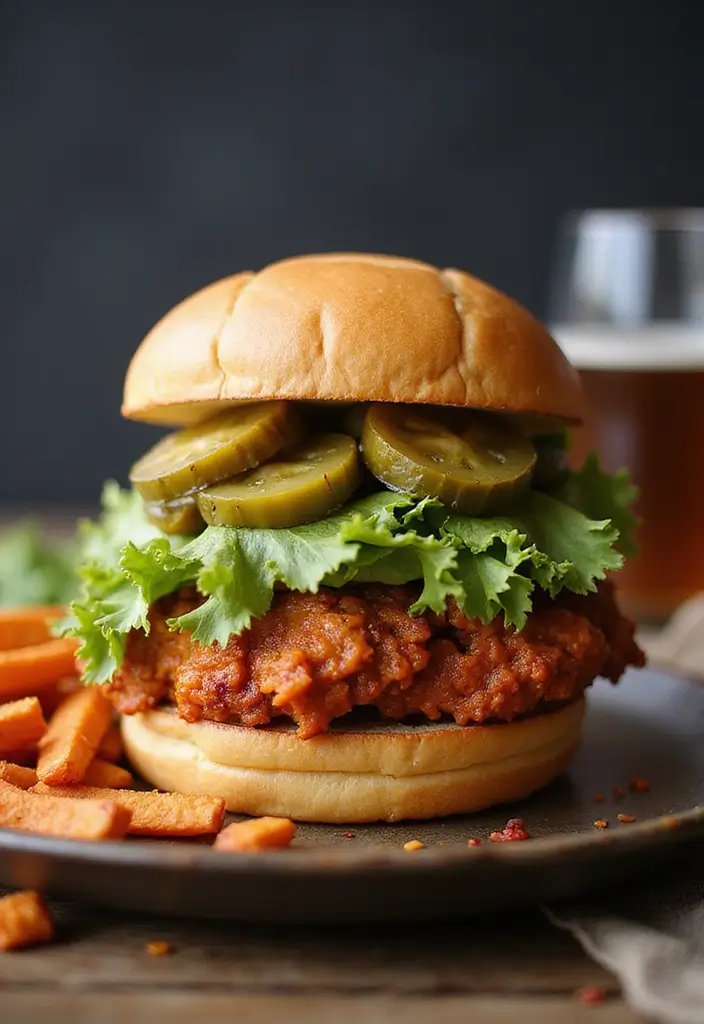 30 Nashville Hot Chicken Sandwich Recipes That Are Crispy & Spicy 21 30 Nashville Hot Chicken Sandwich Recipes That Are Crispy & Spicy - 20. Nashville Hot Chicken Sandwich with Garlic Pickles