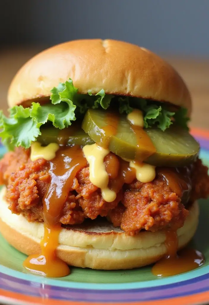 30 Nashville Hot Chicken Sandwich Recipes That Are Crispy & Spicy 25 30 Nashville Hot Chicken Sandwich Recipes That Are Crispy & Spicy - 24. Nashville Hot Chicken Sandwich with Honey Mustard