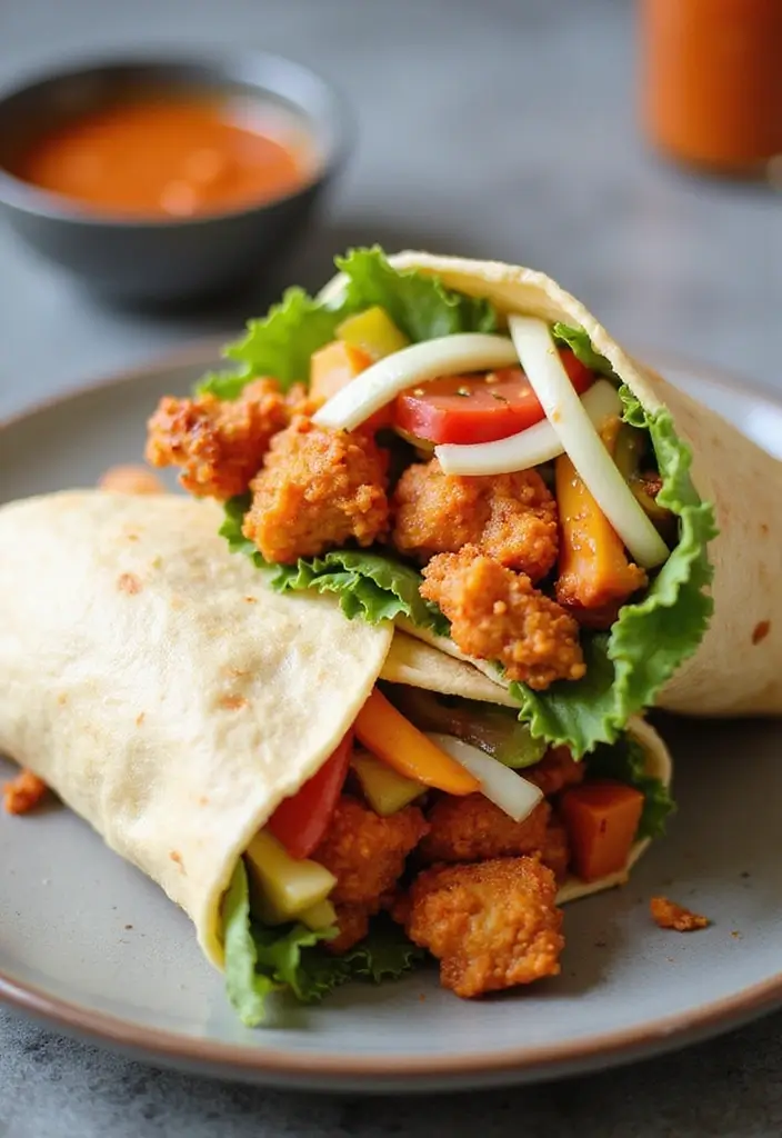 30 Nashville Hot Chicken Sandwich Recipes That Are Crispy & Spicy 6 30 Nashville Hot Chicken Sandwich Recipes That Are Crispy & Spicy - 5. Spicy Nashville Hot Chicken Wrap