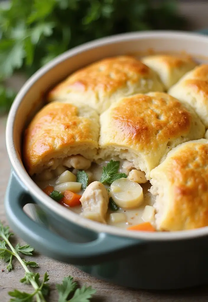 28 Easy Chicken Casserole Recipes with 4 Ingredients or Less 20 28 Easy Chicken Casserole Recipes with 4 Ingredients or Less - 19. Chicken Pot Pie Casserole