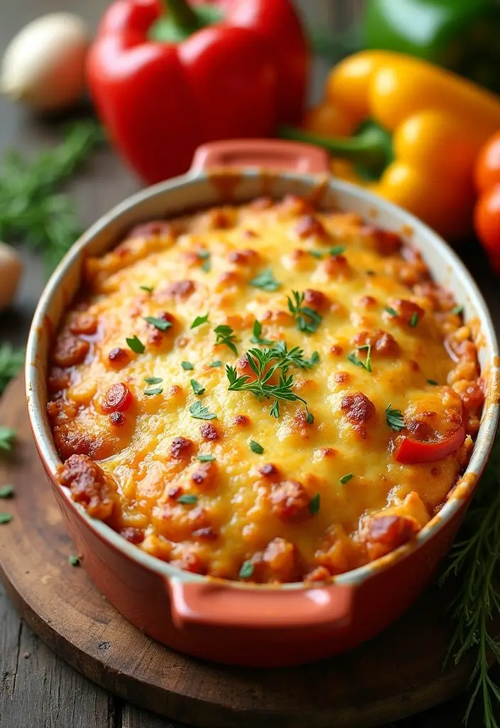 28 Easy Chicken Casserole Recipes with 4 Ingredients or Less 26 28 Easy Chicken Casserole Recipes with 4 Ingredients or Less - 25. Chicken and Bell Pepper Casserole