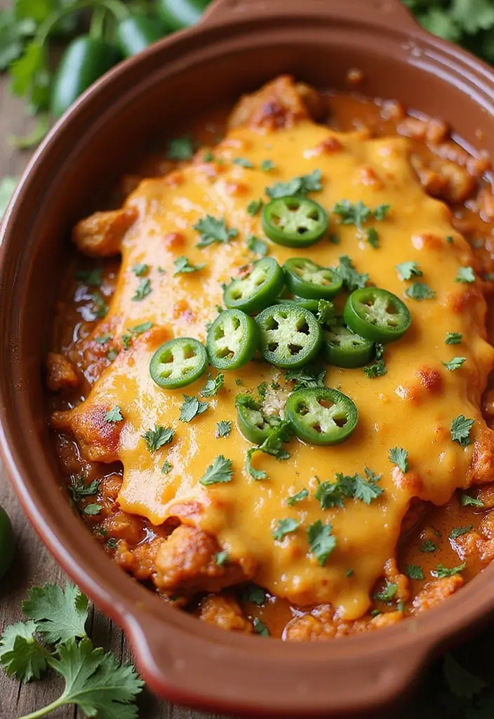 28 Easy Chicken Casserole Recipes with 4 Ingredients or Less 29 28 Easy Chicken Casserole Recipes with 4 Ingredients or Less - 28. Chicken and Jalapeño Casserole