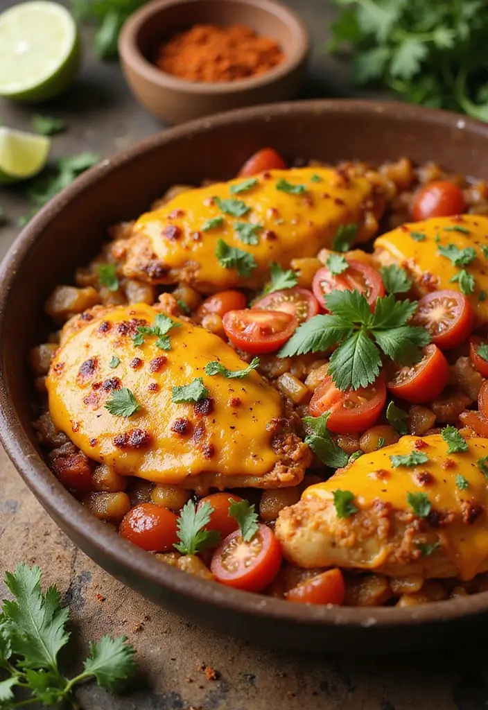 28 Easy Chicken Casserole Recipes with 4 Ingredients or Less 6 28 Easy Chicken Casserole Recipes with 4 Ingredients or Less - 5. Spanish Chicken Casserole