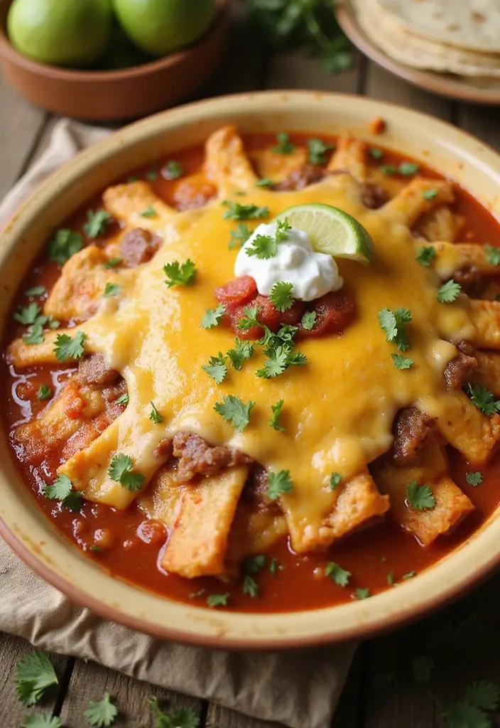 28 Easy Chicken Casserole Recipes with 4 Ingredients or Less 10 28 Easy Chicken Casserole Recipes with 4 Ingredients or Less - 9. Chicken Enchilada Casserole