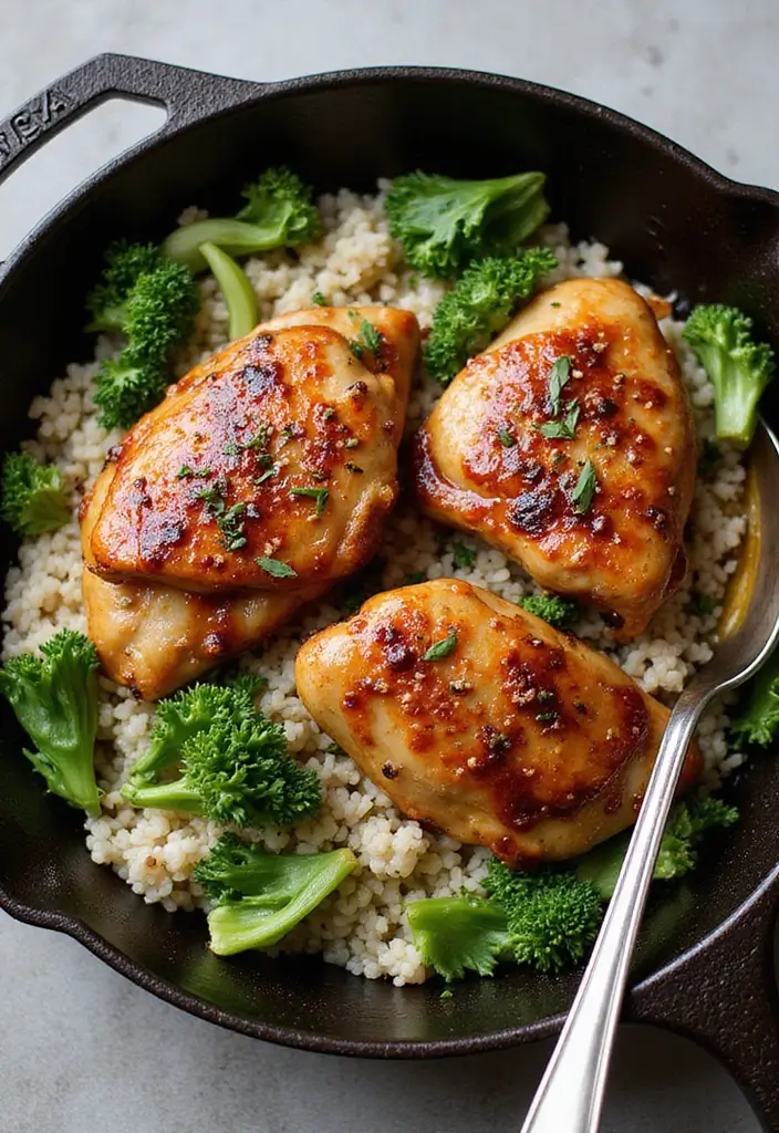 30 Cast Iron Chicken Thighs Recipes for Crispy Skillet Flavor - 14. Teriyaki Glazed Chicken Thighs