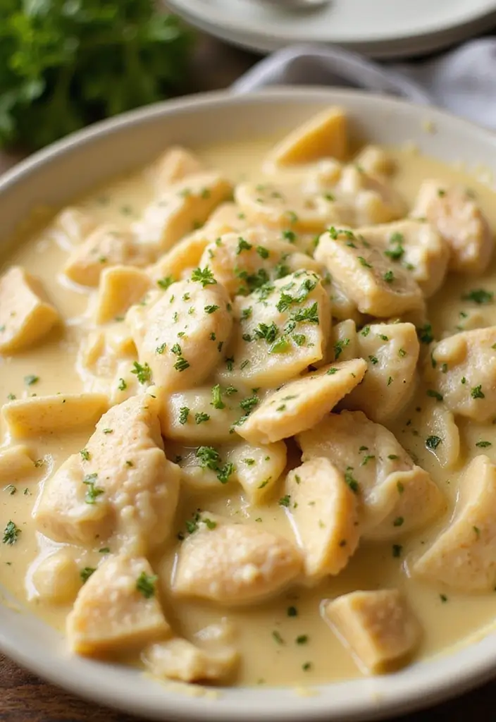 30 Mexican Chicken Casserole Recipes That Feed a Crowd - 16. Chicken Alfredo Casserole