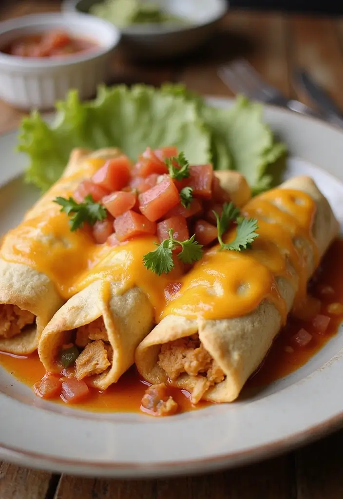 30 Mexican Chicken Casserole Recipes That Feed a Crowd - 18. Baked Chicken Taquito Casserole
