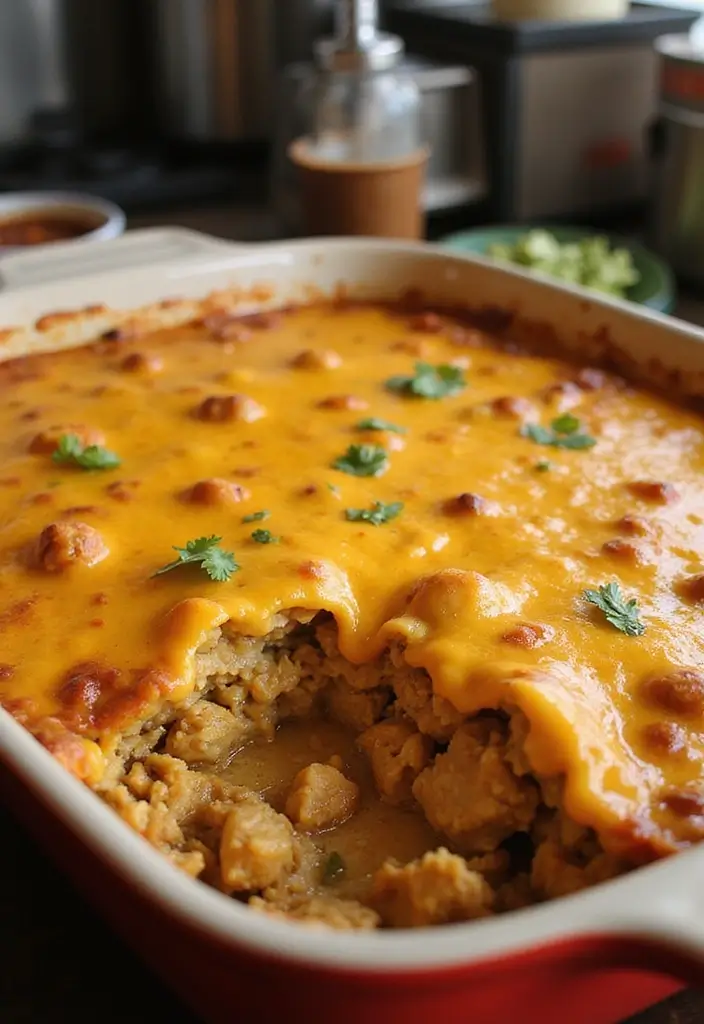 30 Mexican Chicken Casserole Recipes That Feed a Crowd - 27. Chicken and Green Chili Casserole