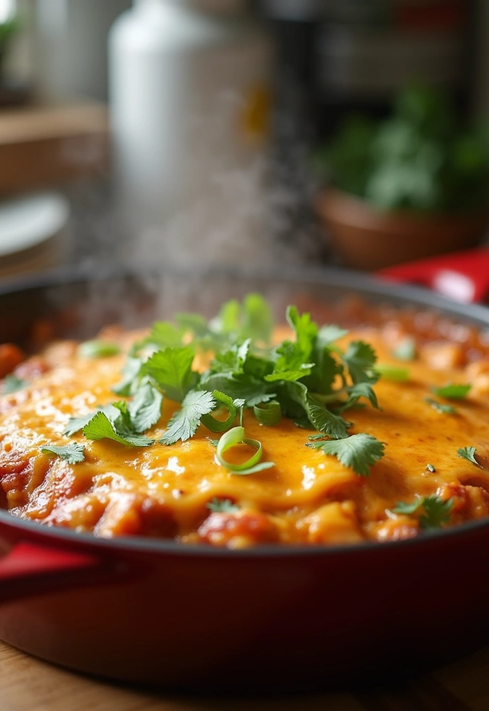 30 Mexican Chicken Casserole Recipes That Feed a Crowd - 3. One-Pot Chicken Enchilada Casserole