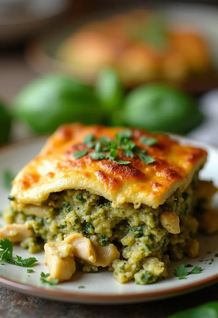 30 Mexican Chicken Casserole Recipes That Feed a Crowd - 30. Chicken Pesto Casserole