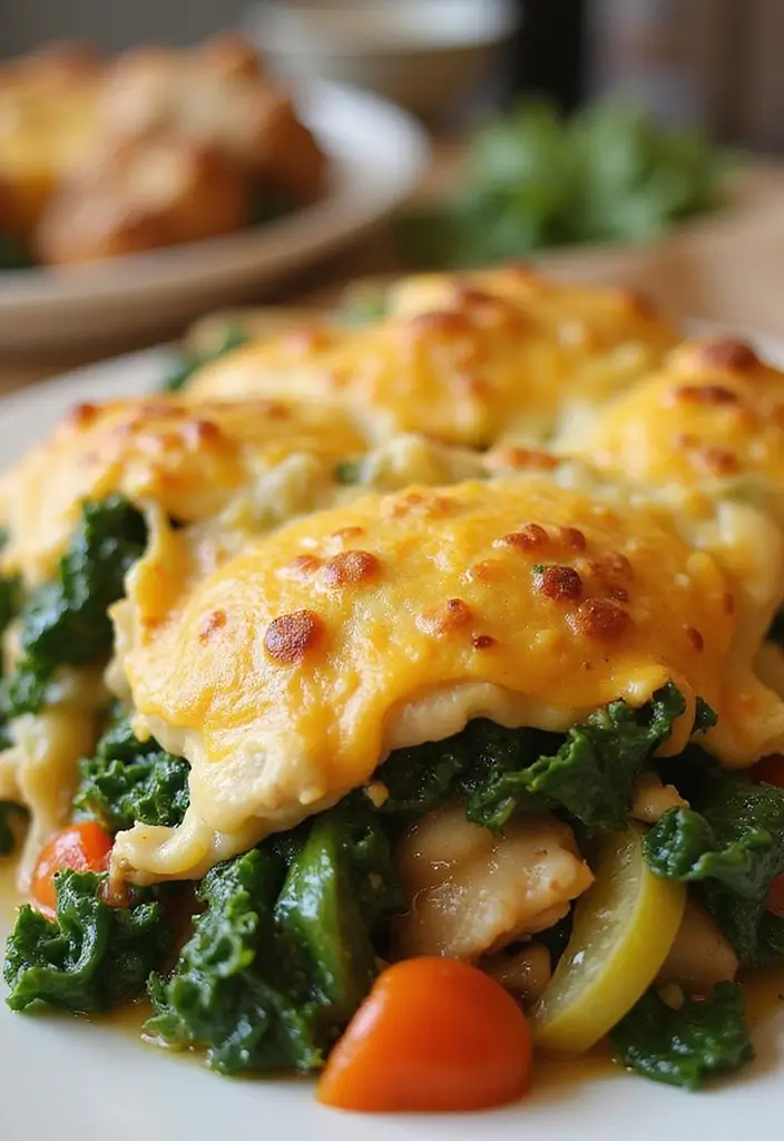 30 Mexican Chicken Casserole Recipes That Feed a Crowd - 6. Vegetable and Chicken Casserole