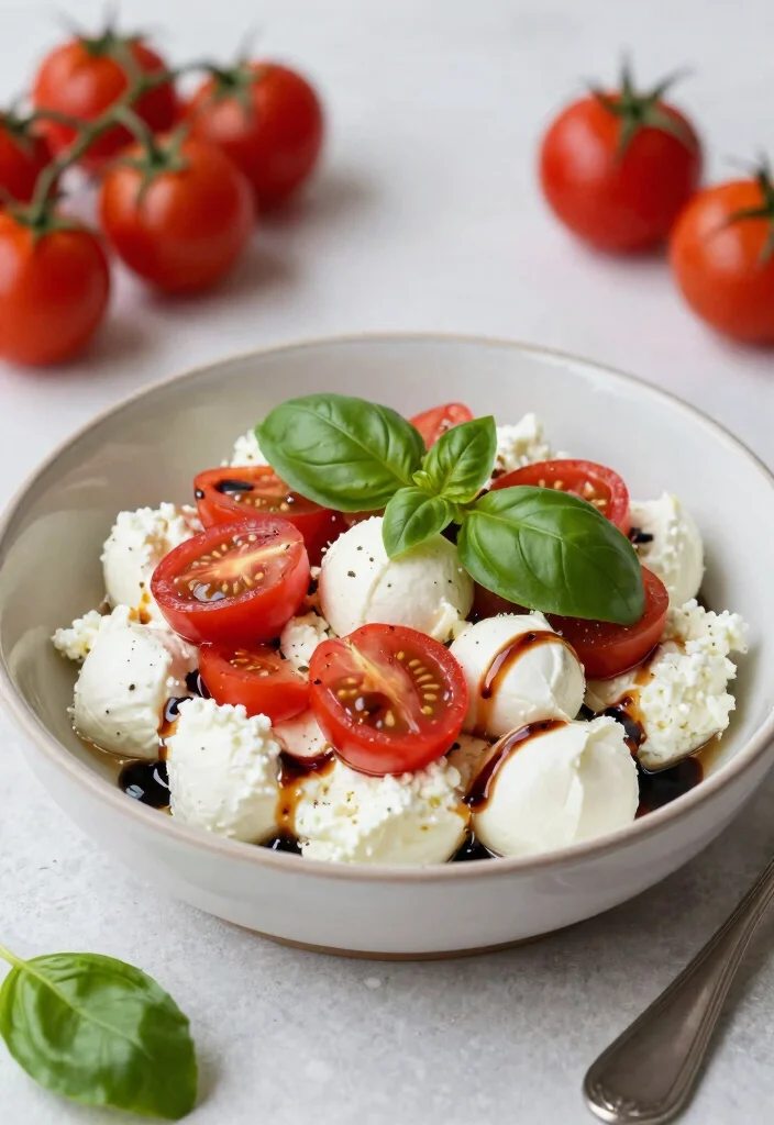 15 Cottage Cheese Bowl Recipes High Protein Easy Meals - 11. Italian Caprese Bowl 1