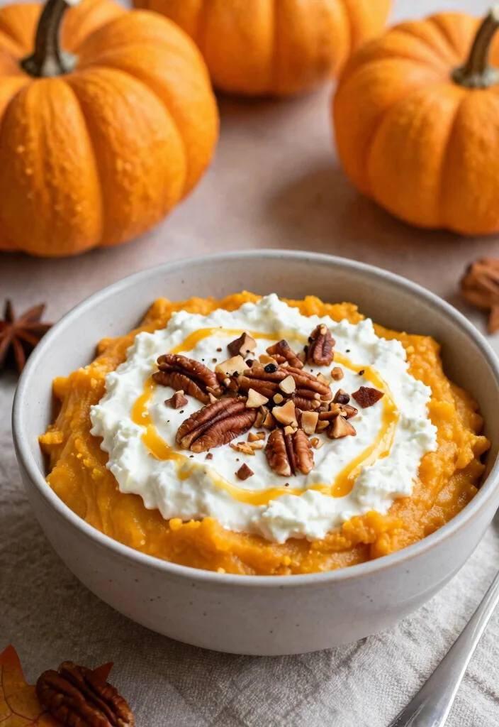 15 Cottage Cheese Bowl Recipes High Protein Easy Meals - 13. Pumpkin Spice Bowl 1