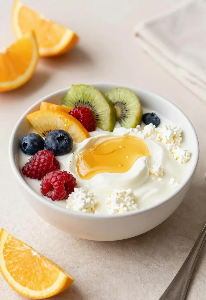15 Cottage Cheese Bowl Recipes High Protein Easy Meals - 15. Classic Yogurt & Cottage Cheese Bowl 1