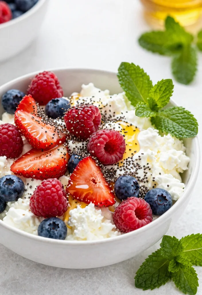 15 Cottage Cheese Bowl Recipes High Protein Easy Meals - 2. Berry Bliss Bowl 1