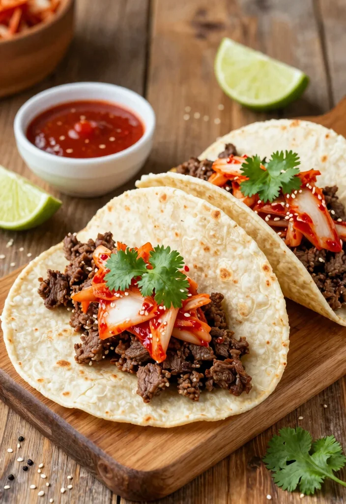 16 Asian Ground Beef Recipes: Savory Fast and Satisfying - 2. Korean Beef Tacos 1