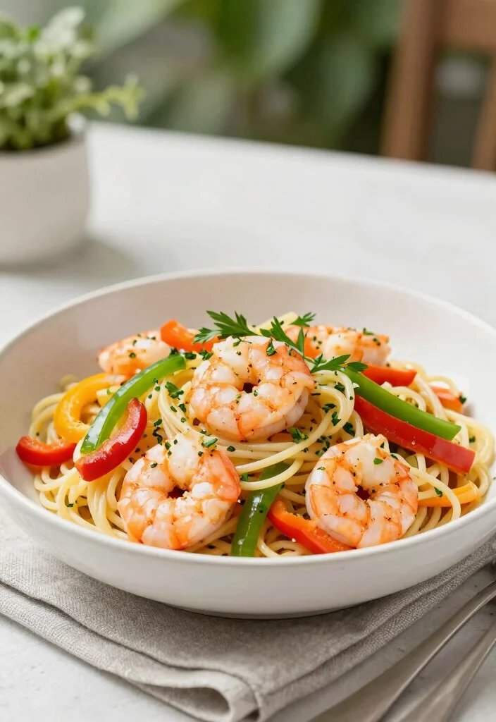 16 Cold Spaghetti Salad Recipes: Refreshing Potluck Dishes - 15. Cold Spaghetti Salad with Shrimp 1