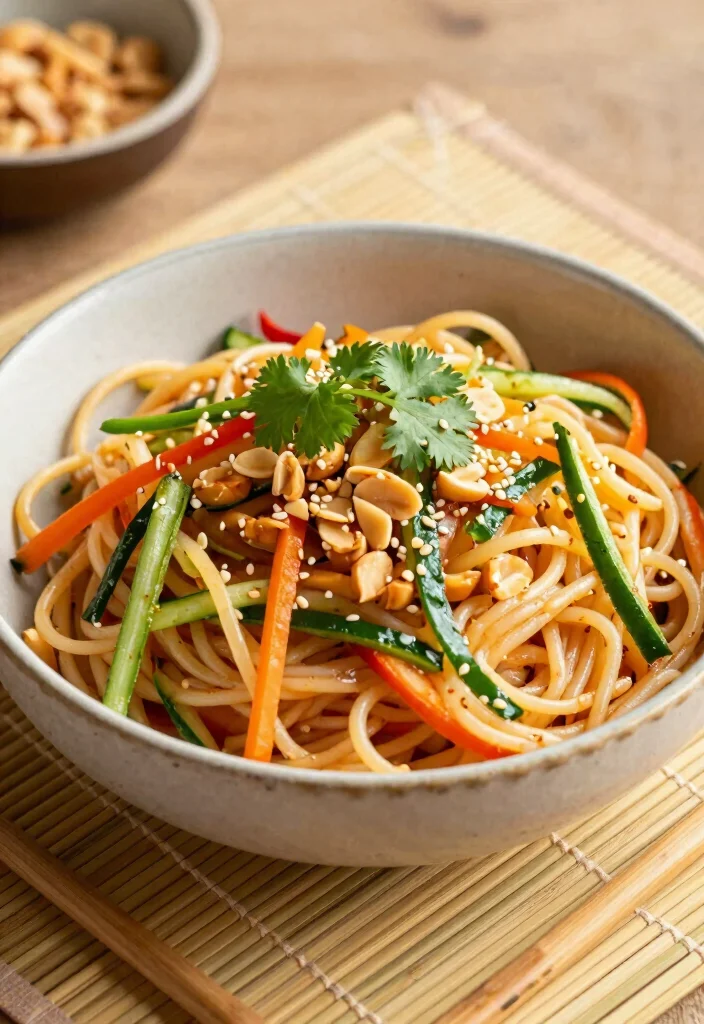 16 Cold Spaghetti Salad Recipes: Refreshing Potluck Dishes - 4. Asian-Inspired Cold Spaghetti Salad 1