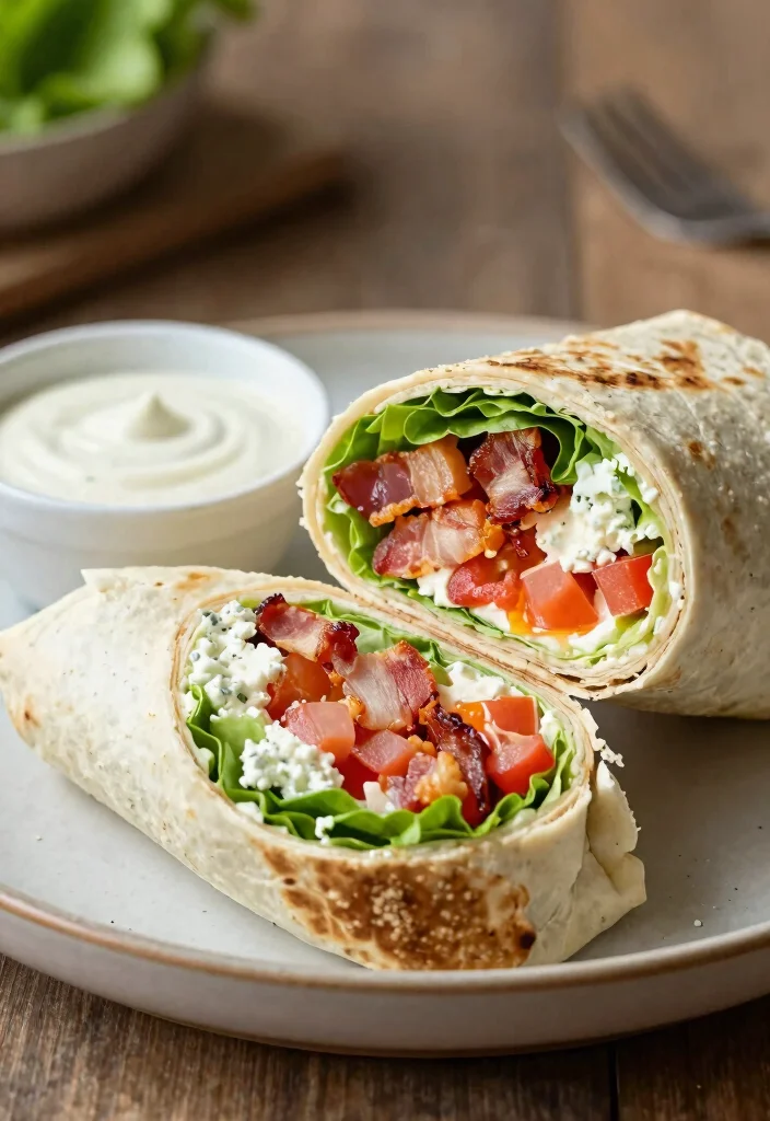 16 Cottage Cheese Wrap Recipes: Quick, Filling, and Healthy - 14. Cottage Cheese and Bacon Wrap 1