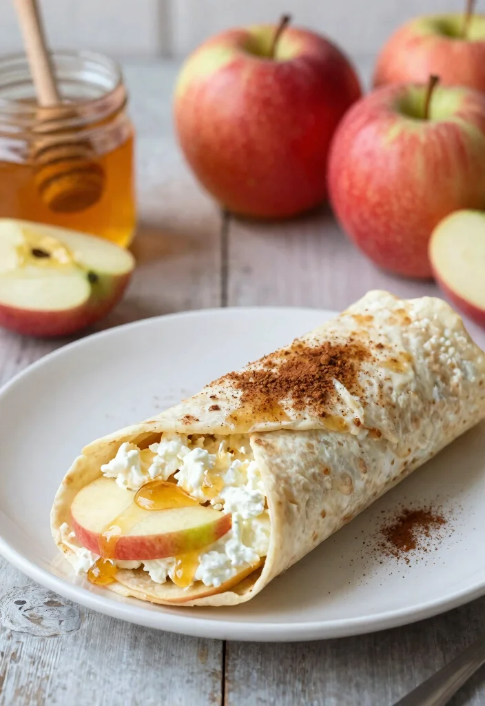16 Cottage Cheese Wrap Recipes: Quick, Filling, and Healthy - 4. Sweet and Savory Cottage Cheese Wrap 1