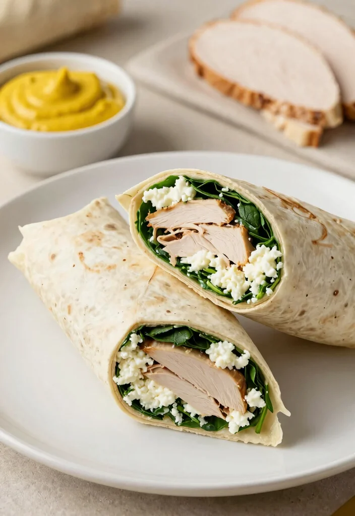 16 Cottage Cheese Wrap Recipes: Quick, Filling, and Healthy - 5. Turkey and Cottage Cheese Wrap 1