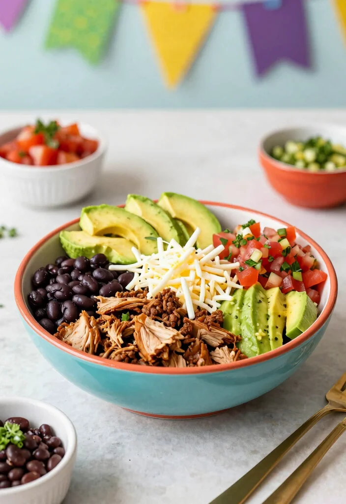 16 Ground Turkey Crockpot Recipes Set and Forget Dinners - 13. Turkey and Bean Burrito Bowls: A Simple Delight 1