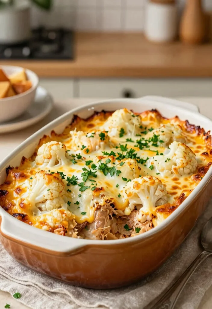 16 Ground Turkey Crockpot Recipes Set and Forget Dinners - 15. Turkey and Cauliflower Bake: A Low-Carb Delight 1