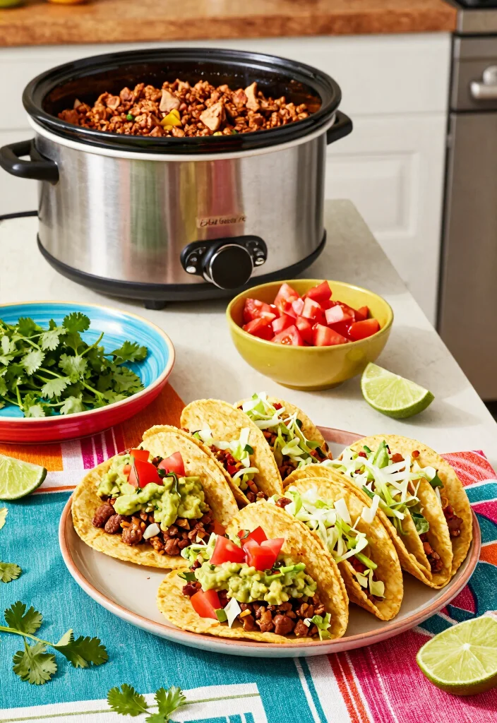 16 Ground Turkey Crockpot Recipes Set and Forget Dinners - 2. Ground Turkey Tacos: Quick and Healthy 1