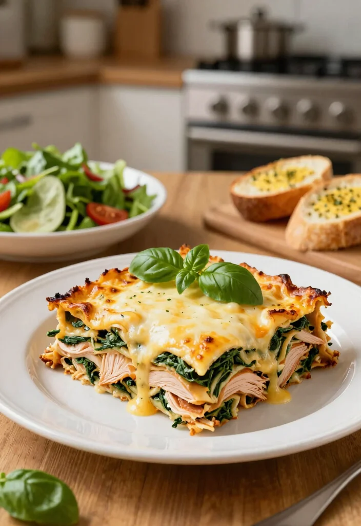 16 Ground Turkey Crockpot Recipes Set and Forget Dinners - 9. Turkey and Spinach Lasagna: A Healthy Twist 1